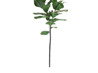 Realistic looking artificial fake tree used in offices, home and plantscaping for sale and bulk purchase online - fiddle leaf branch