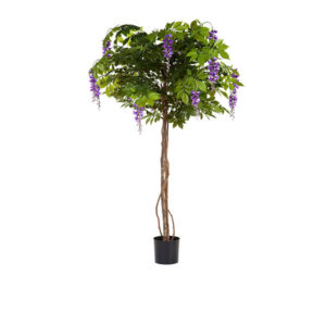Realistic looking artificial fake tree used in offices, home and plantscaping for sale and bulk purchase online - FLOWERING-TREE-WISTERIA