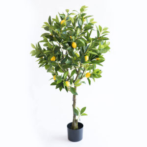 Realistic looking artificial fake tree used in offices, home and plantscaping for sale and bulk purchase online - LEMON TREE