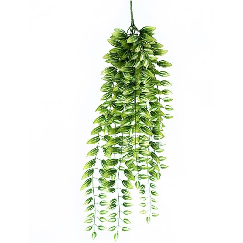 Hanging Mini Leaves Bush veriegated 88cm
